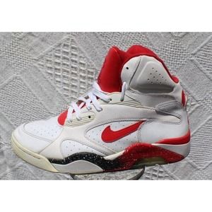Size 11 - Nike Air Force 180 Mid White Hyper Red 2013